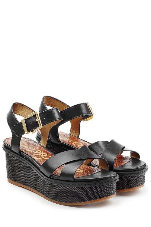 sam edelman black platform sandals