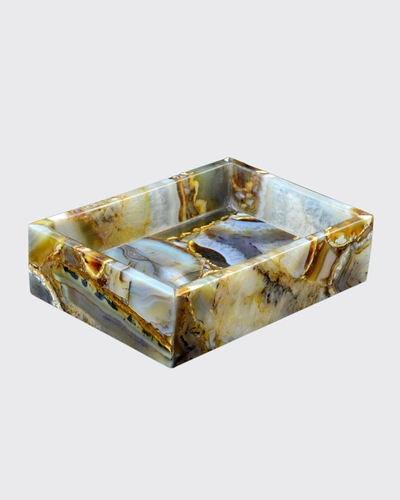 Mike & Ally Taj Agate Soap Dish