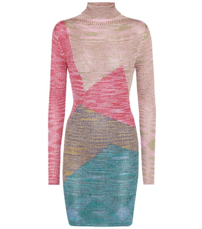 Missoni Knitted Long-sleeved Minidress