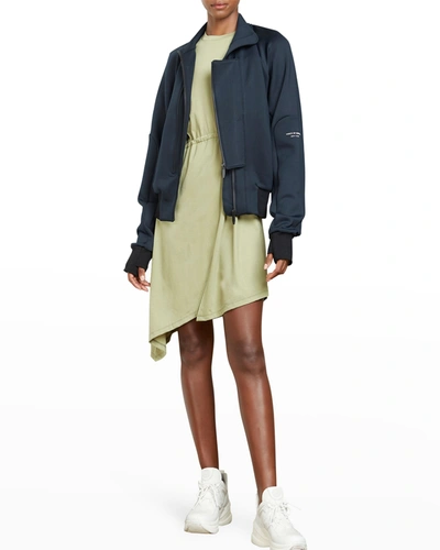 Voice Of Insiders Spacer Bomber Jacket In Black