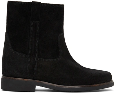 Isabel Marant Women's Susee Suede Ankle Boots In Black