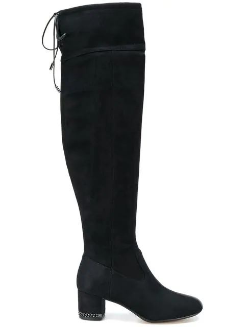 michael kors over the knee boots suede