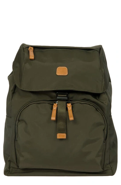 Bric's X-bag Travel Excursion Backpack - Green In Olive