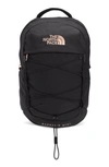 The North Face Borealis Mini Backpack In Black Hthr/burnt Coral Metal
