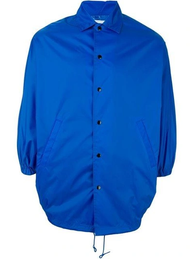 Ganryu Comme Des Garcons Poncho Jacket - Blue