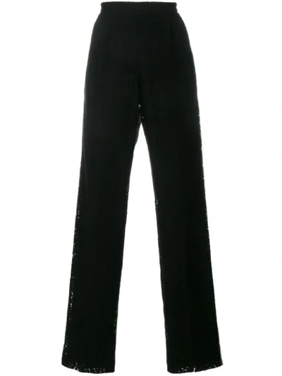 N°21 Lace Pyjama Trousers In Black
