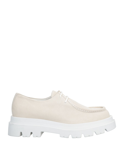 Lemaré Lace-up Shoes In Beige