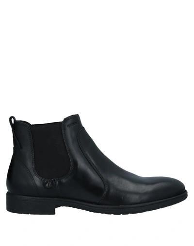 Geox Ankle Boots In Black