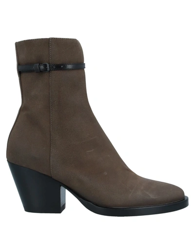 A.f.vandevorst Ankle Boots In Khaki