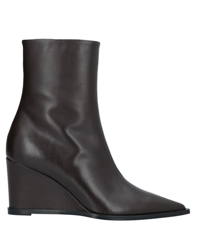 Dorothee Schumacher Ankle Boots In Cocoa