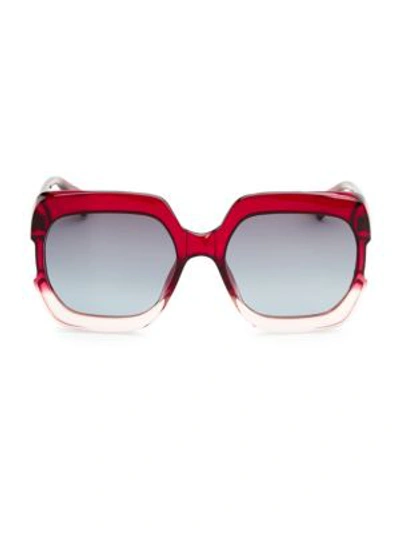 Dior Gaia Square Optyl&reg; Sunglasses In Burgundy Pink