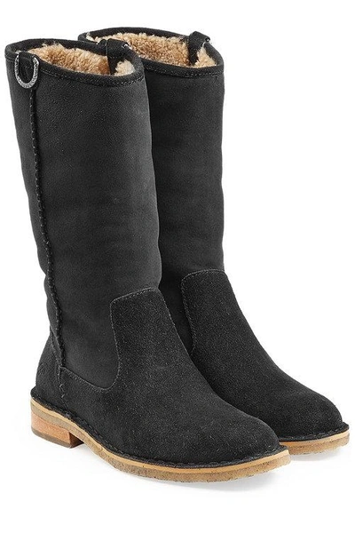 Ugg Australia Daphne Sheepskin Boots In Black | ModeSens