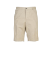 Pt Torino Beige Cotton Bermuda Shorts