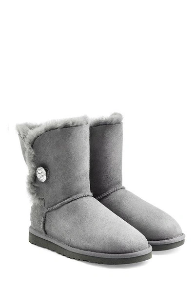 Ugg Bailey Bling Shearling Lined Suede Boots In Grey | ModeSens