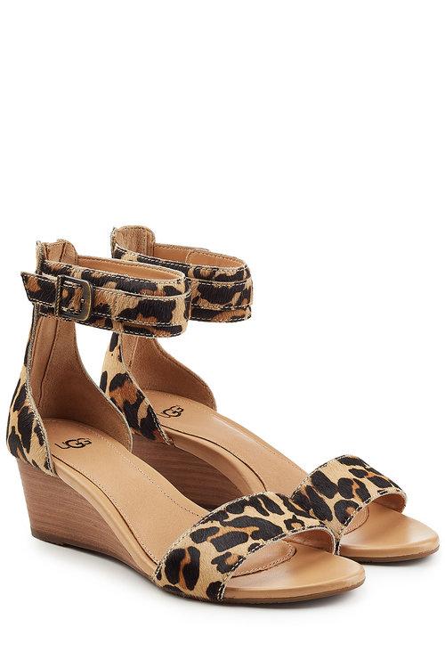 pony hair sandals