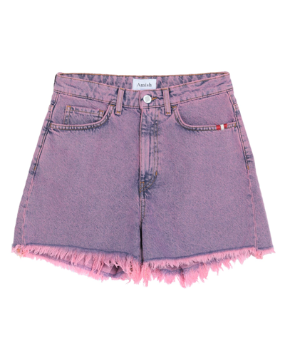 Amish Denim Shorts In Pink