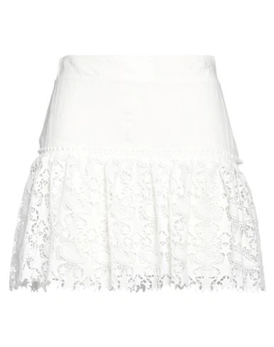 Gaelle Paris Mini Skirts In White