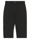 Bikkembergs Man Shorts & Bermuda Shorts Black Size Xl Polyester, Cotton