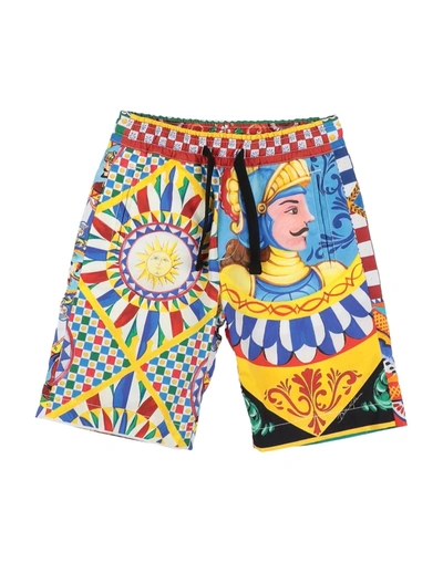 Dolce & Gabbana Kids' Shorts & Bermuda Shorts In Azure
