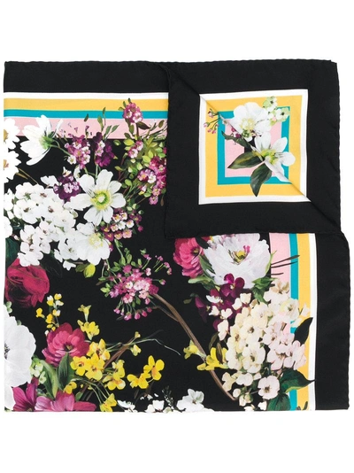 Dolce & Gabbana Floral Print Scarf