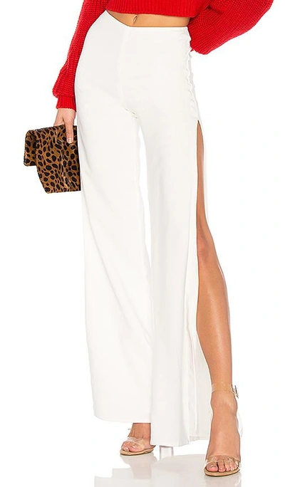 Lovers & Friends Take It Higher Pant In Ivory