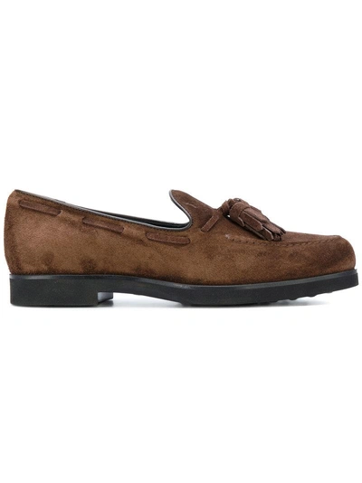 Tod's Classic Loafers In Brown
