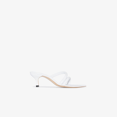 Tabitha Ringwood Clove 65mm Leather Sandals In White