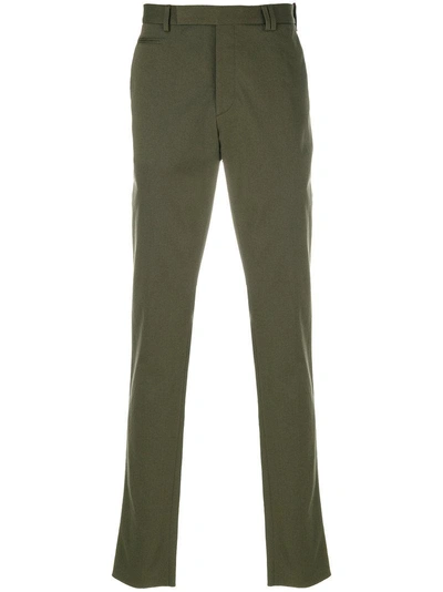 Fendi Fitted Tailored Trousers In Green