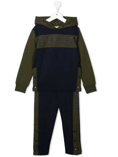 Iceberg Kids' Logo Tracksuit Set In Blue