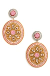 Mignonne Gavigan Hollis Earrings, Pink