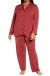 Nordstrom Lingerie Moonlight Pajamas In Red Russet