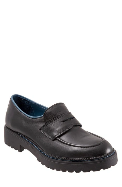 Bueno Women's Della Lug Sole Loafers Women's Shoes In Black