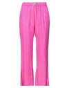 Merci .., Woman Pants Fuchsia Size 4 Viscose
