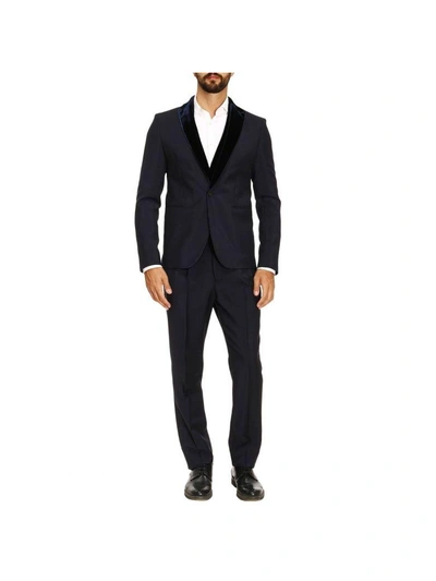 Emporio Armani Suit Suit Men  In Blue