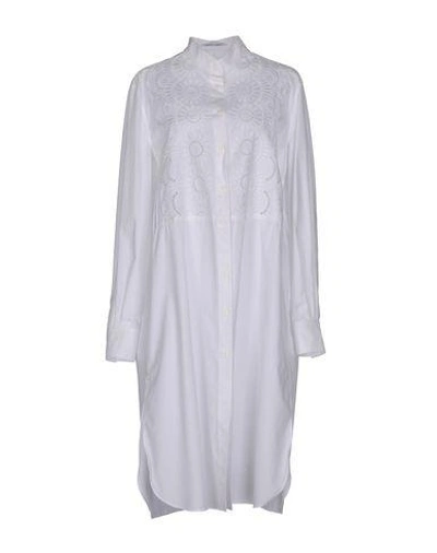Alberta Ferretti Knee-length Dresses In White