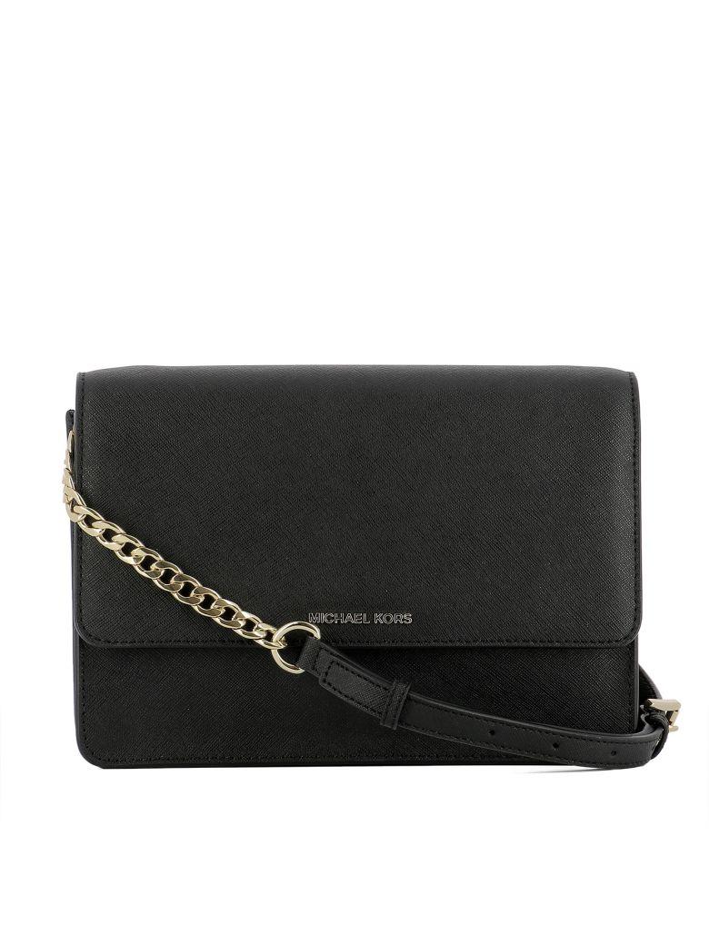 Michael Kors Black Leather Shoulder Strap | ModeSens