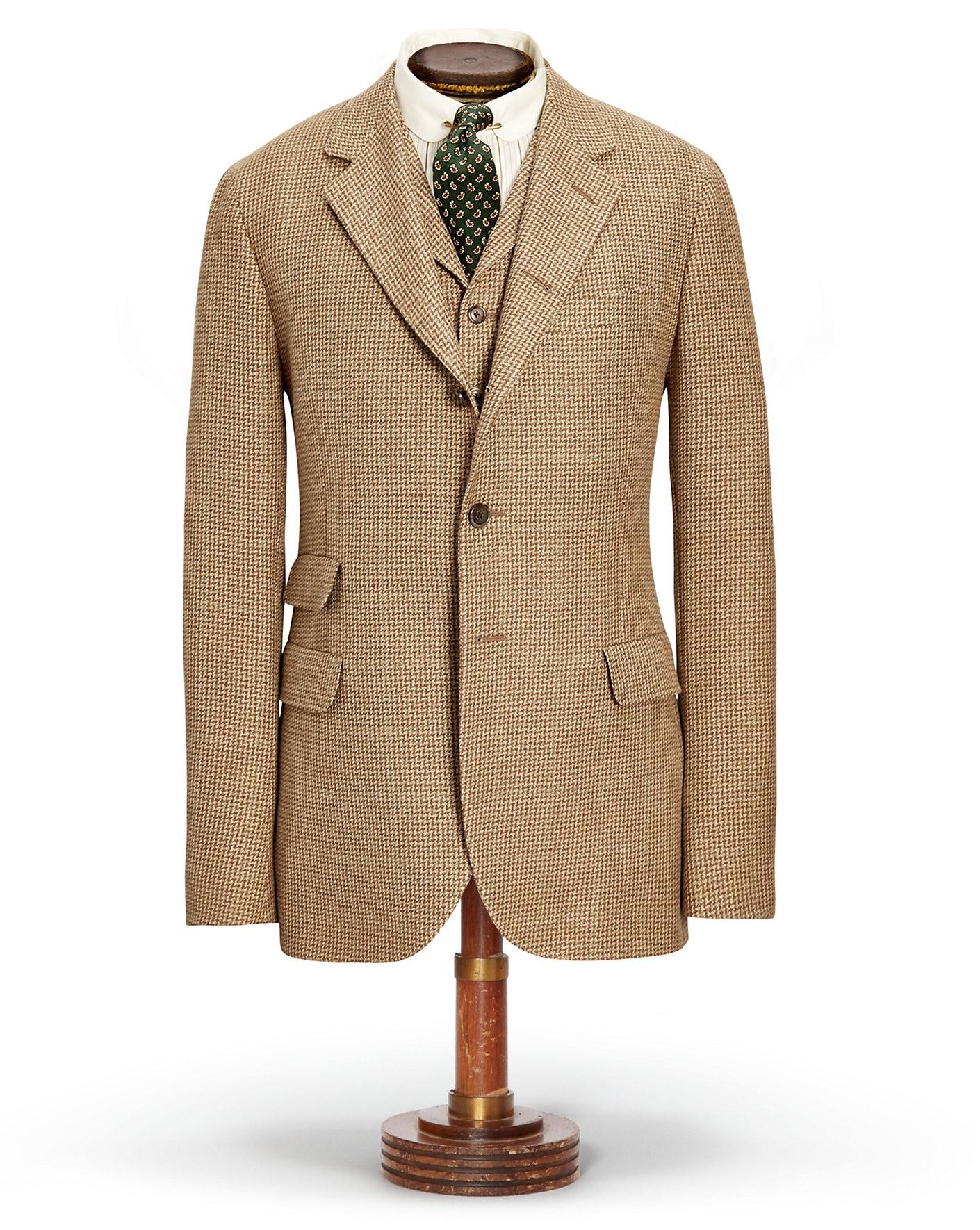 Ralph Lauren Rrl Linen-blend Tweed Suit 