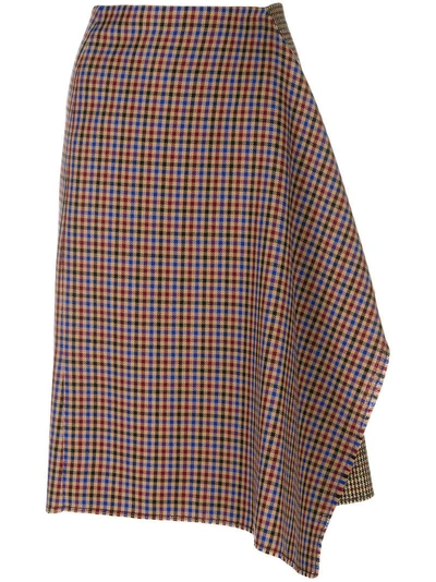 Golden Goose Asymmetric Dogtooth Skirt