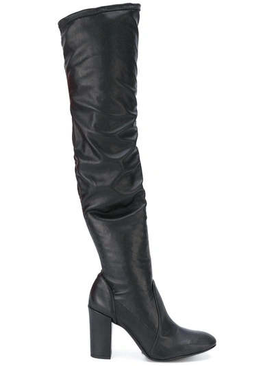 Schutz Knee Length Boots - Black