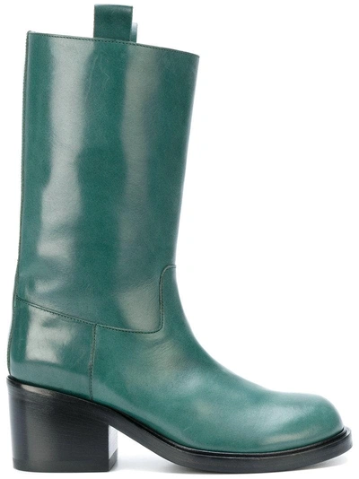 A.f.vandevorst Heeled Boots In Green