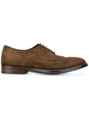 Alberto Fasciani Lace-up Derby Shoes In Burnt