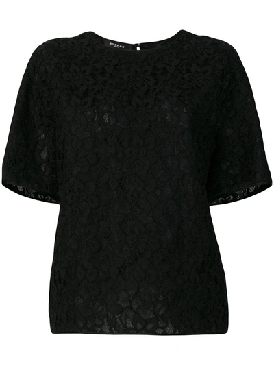 Rochas Lace Top - Black