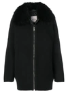 Moncler Buxus Coat In Black