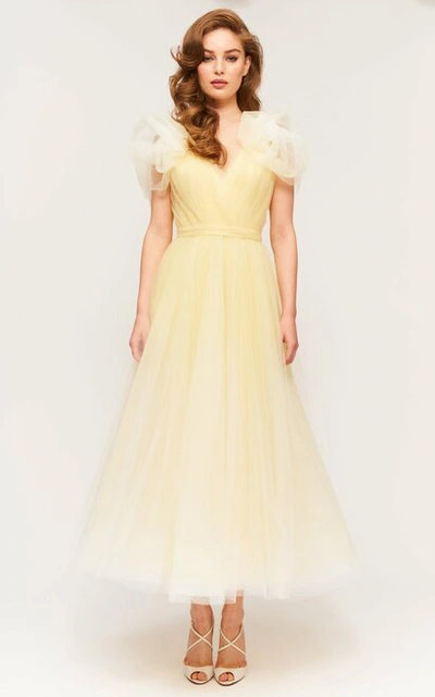 yellow off shoulder prom dress Off The Shoulder Yellow Satin Long Prom Dresses, Beaded Prom Dresses W –  ClaireBridal