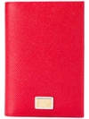 Dolce & Gabbana Portemonnaie Mit Logo-schild - Rot In Red