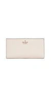 Kate Spade Cameron Street Stacy Snap Wallet In Tusk