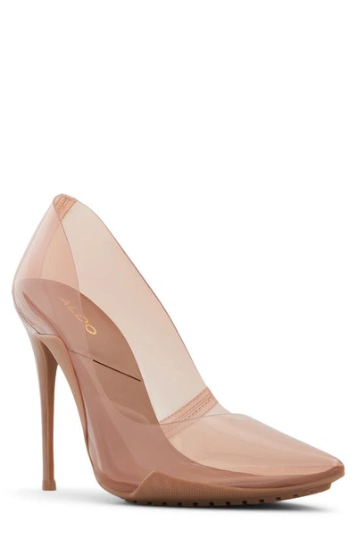 Aldo Sculptclear Heeled Shoes In Clear-neutral