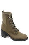 Journee Collection Kassia Vegan Combat Boot In Green