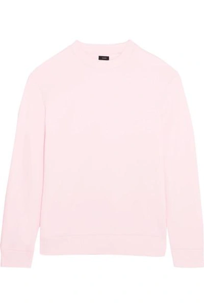 Joseph Oversized Cutout Cotton-jersey Sweatshirt In Pink