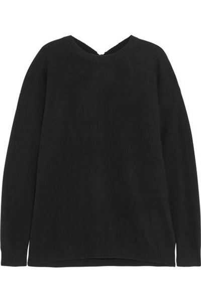 Chinti & Parker Open-back Wool And Cashmere-blend Sweater